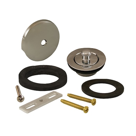 Jones Stephens Chrome Plated One-Hole Friction Lift Tub Drain Trim Kit B51011